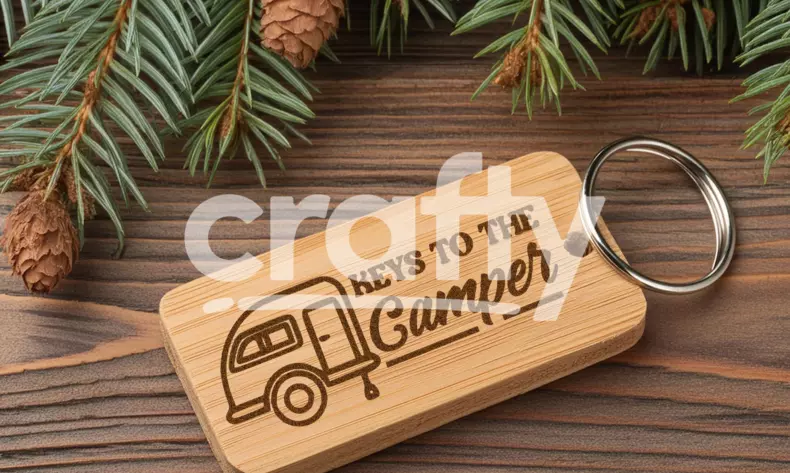 Keys To The Camper Laser SVG | Crafty