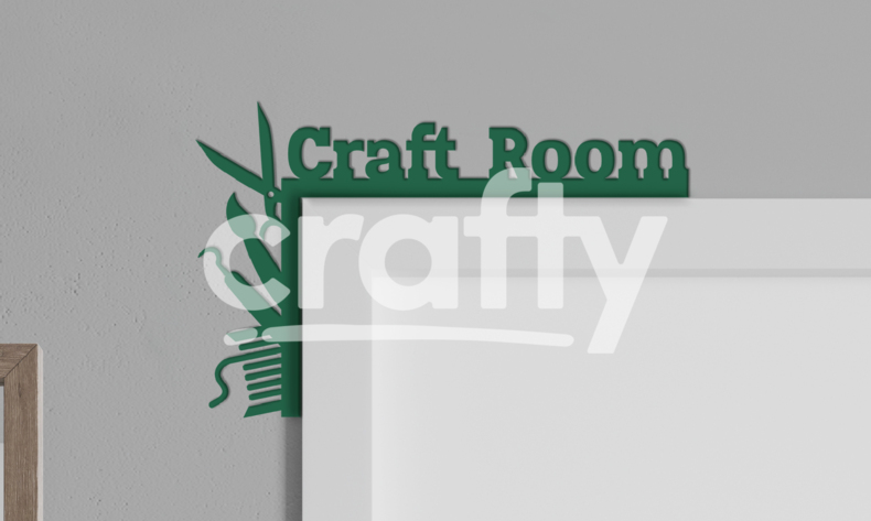 Craft Room Sign | Craft Room SVG | Crafty