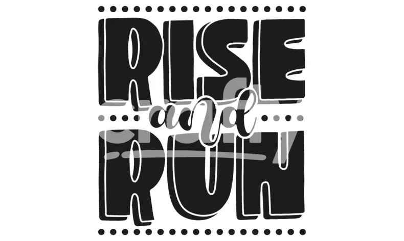 Rise And Run | Running SVG | Crafty