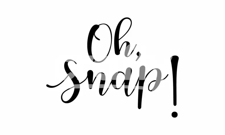 Oh, Snap! Wedding Sign | Crafty