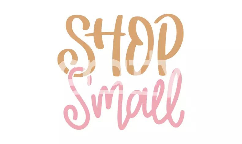 Shop Small SVG Cut File | Small Business Sticker | Crafty