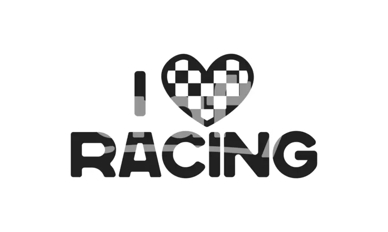 I Love Racing | Racing SVG | Crafty