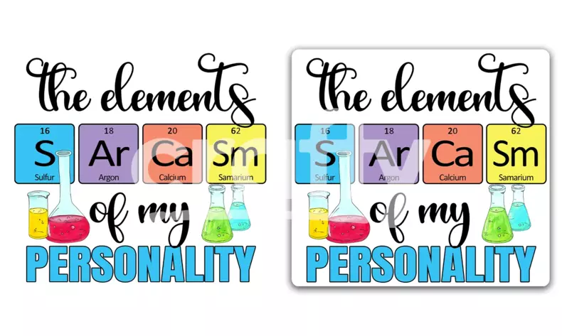 Sarcastic Science Sublimation | The Elements of My Personality Sarcasm ...
