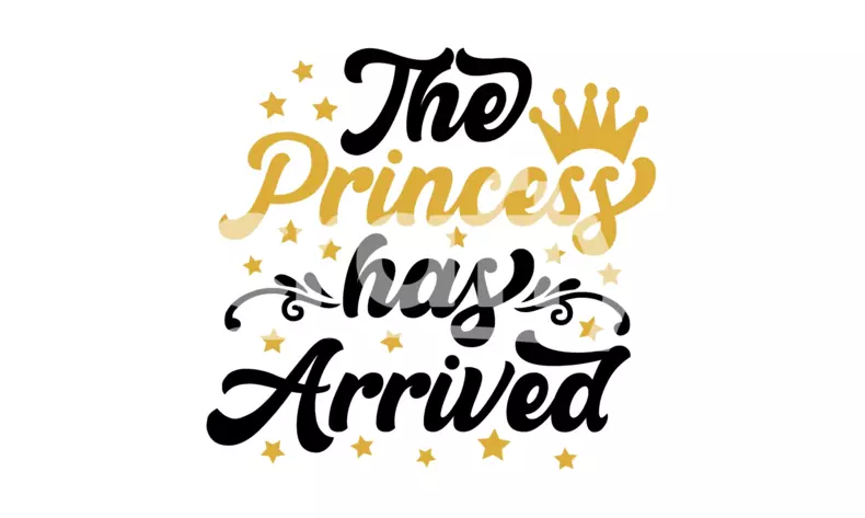 The Princess Has Arrived | SVG Cut File | Crafty