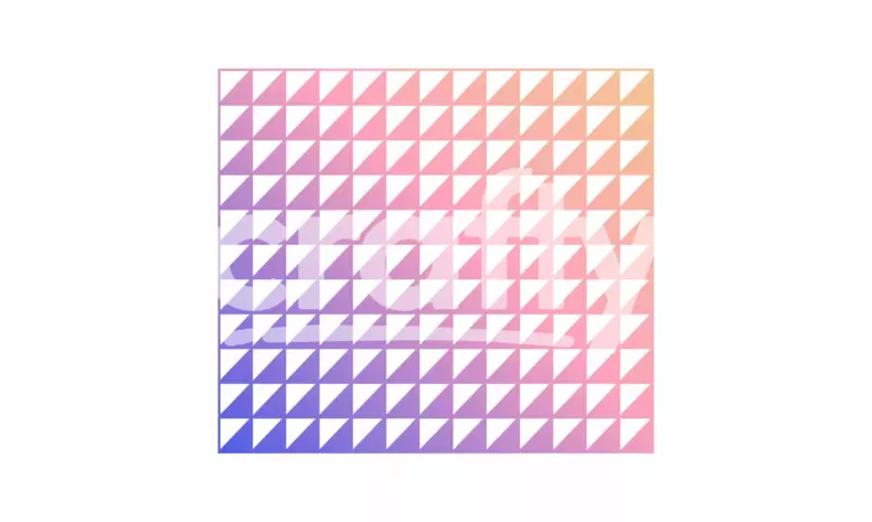 Tangram gradient pattern | Tumbler tangram pattern SVG Cut File | Crafty