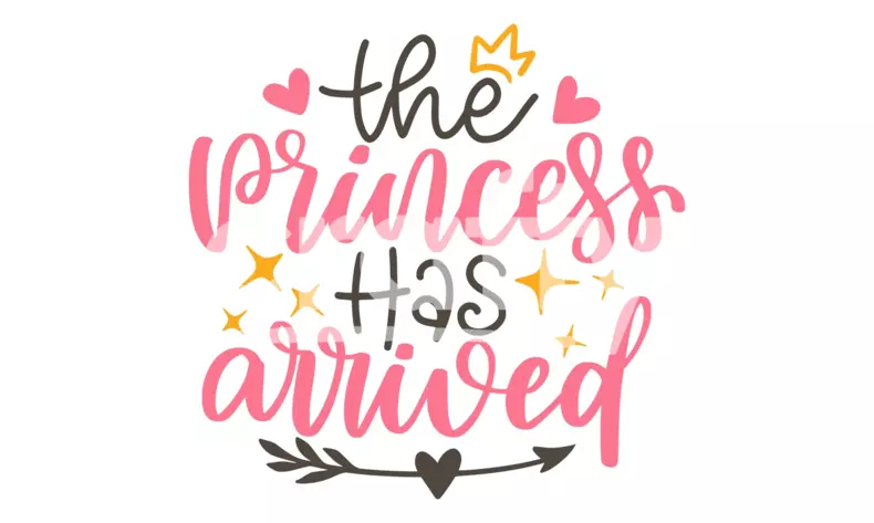 The Princess Has Arrived SVG Cut File | Crafty