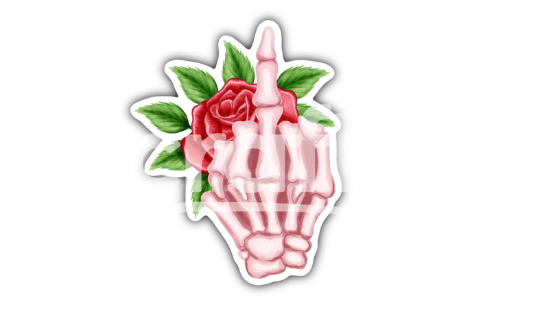 middle finger sticker | middle finger png file | Crafty