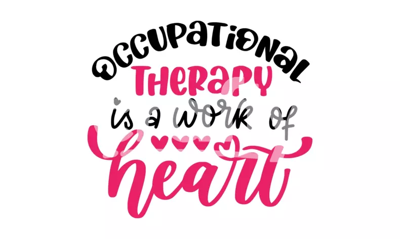 Occupational Therapy Is A Work Of Heart SVG Cut File | Crafty