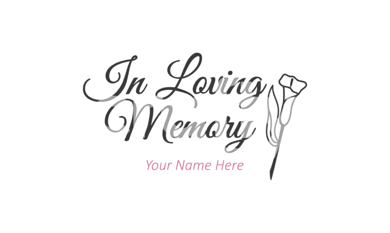 In Loving Memory | Crafty