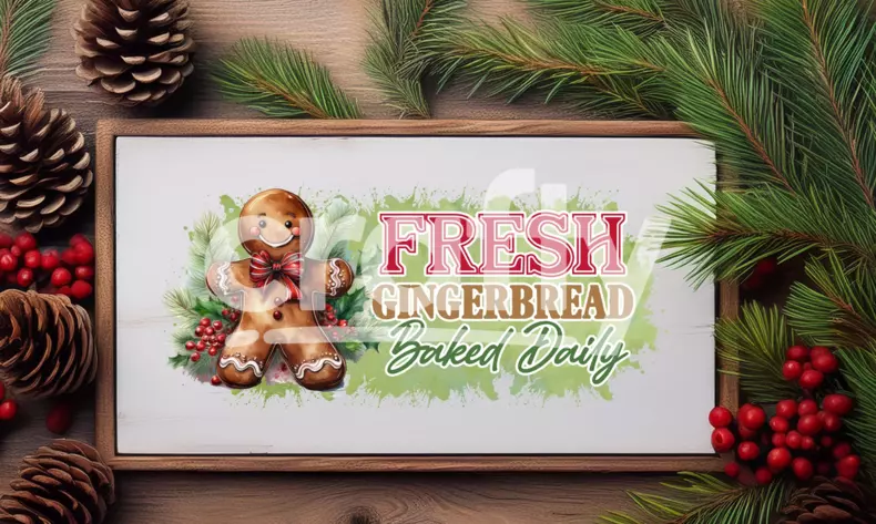 Fresh Gingerbread Sublimation | Crafty